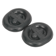 Sealey Exhaust Mounting Rubbers - L62 x D54 x H13.5 (Pack of 2)
