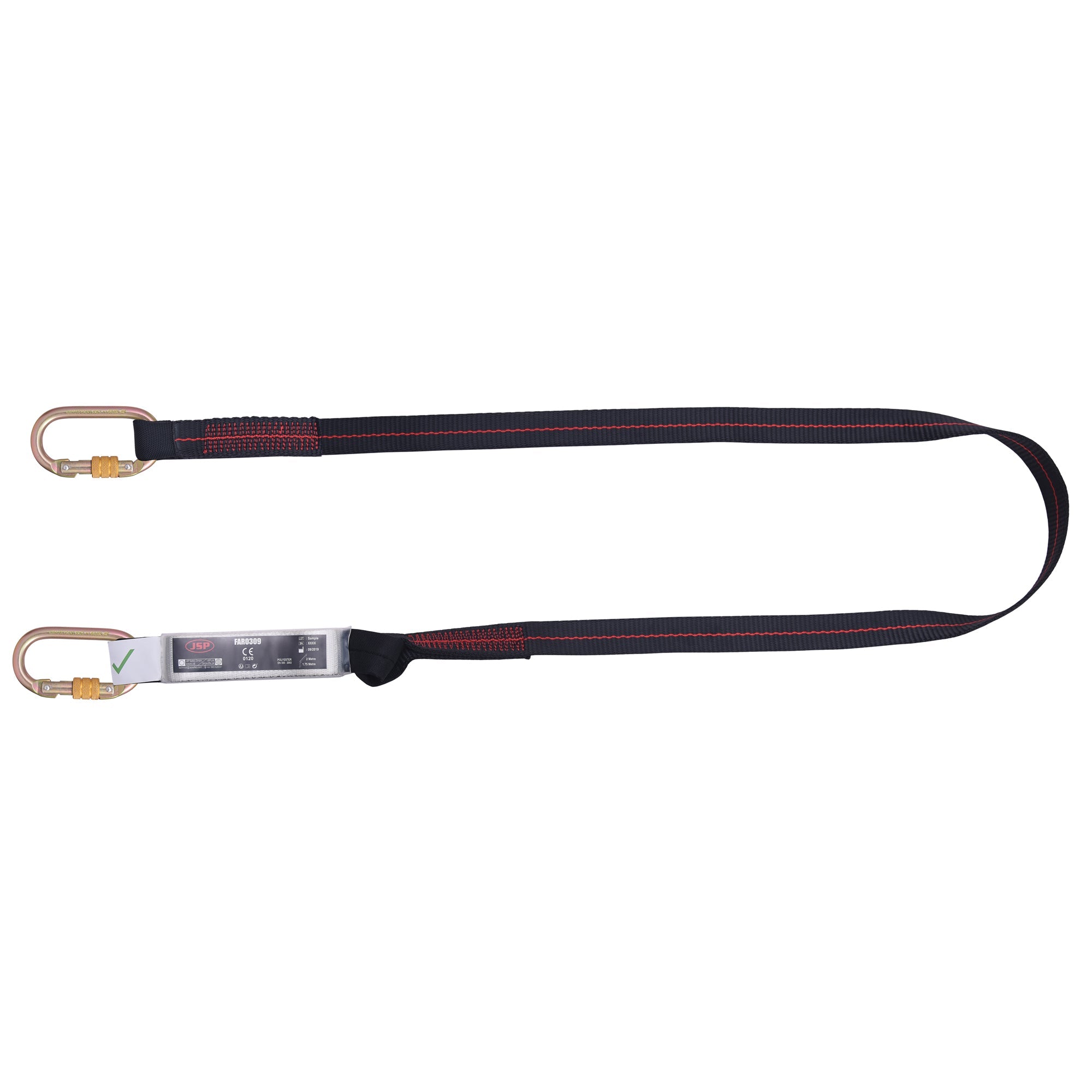 JSP Spartan 2m Single Fall Arrest Lanyard