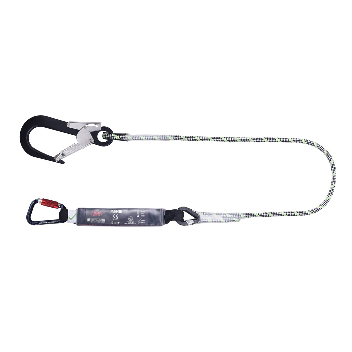 Sharp Edge Fall Protection JSP Pioneer 2m Single Sharp Edge Fall Arrest Lanyard – GS Workwear
