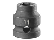 Facom 6-Point Stubby Impact Socket 1/2in Drive 11mm