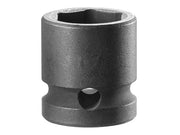 Facom 6-Point Stubby Impact Socket 1/2in Drive 18mm