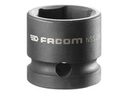 Facom 6-Point Stubby Impact Socket 1/2in Drive 21mm