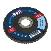 Sealey Flap Disc Zirconium Ø100mm Ø16mm Bore 120Grit