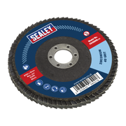 Sealey Flap Disc Zirconium Ø100mm Ø16mm Bore 40Grit