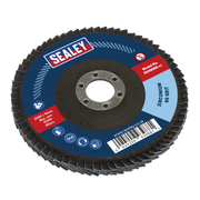 Sealey Flap Disc Zirconium Ø100mm Ø16mm Bore 60Grit