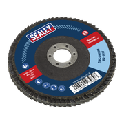 Sealey Flap Disc Zirconium Ø100mm Ø16mm Bore 80Grit
