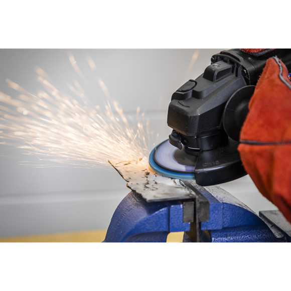 Sealey 120Grit Flap Discs Zirconium Ø115mm Ø22mm Bore - Pack of 10