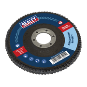 Sealey Flap Disc Zirconium Ø115mm Ø22mm Bore 60Grit
