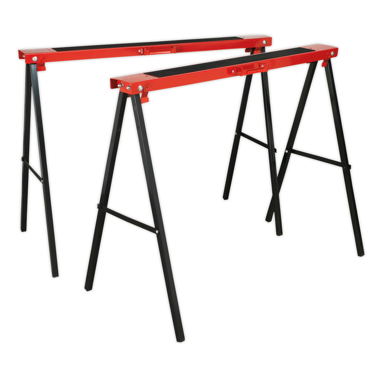 Sealey Fold Down Trestles Pair 100kg Capacity per Trestle