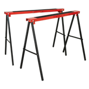 Sealey Fold Down Trestles Pair 100kg Capacity per Trestle