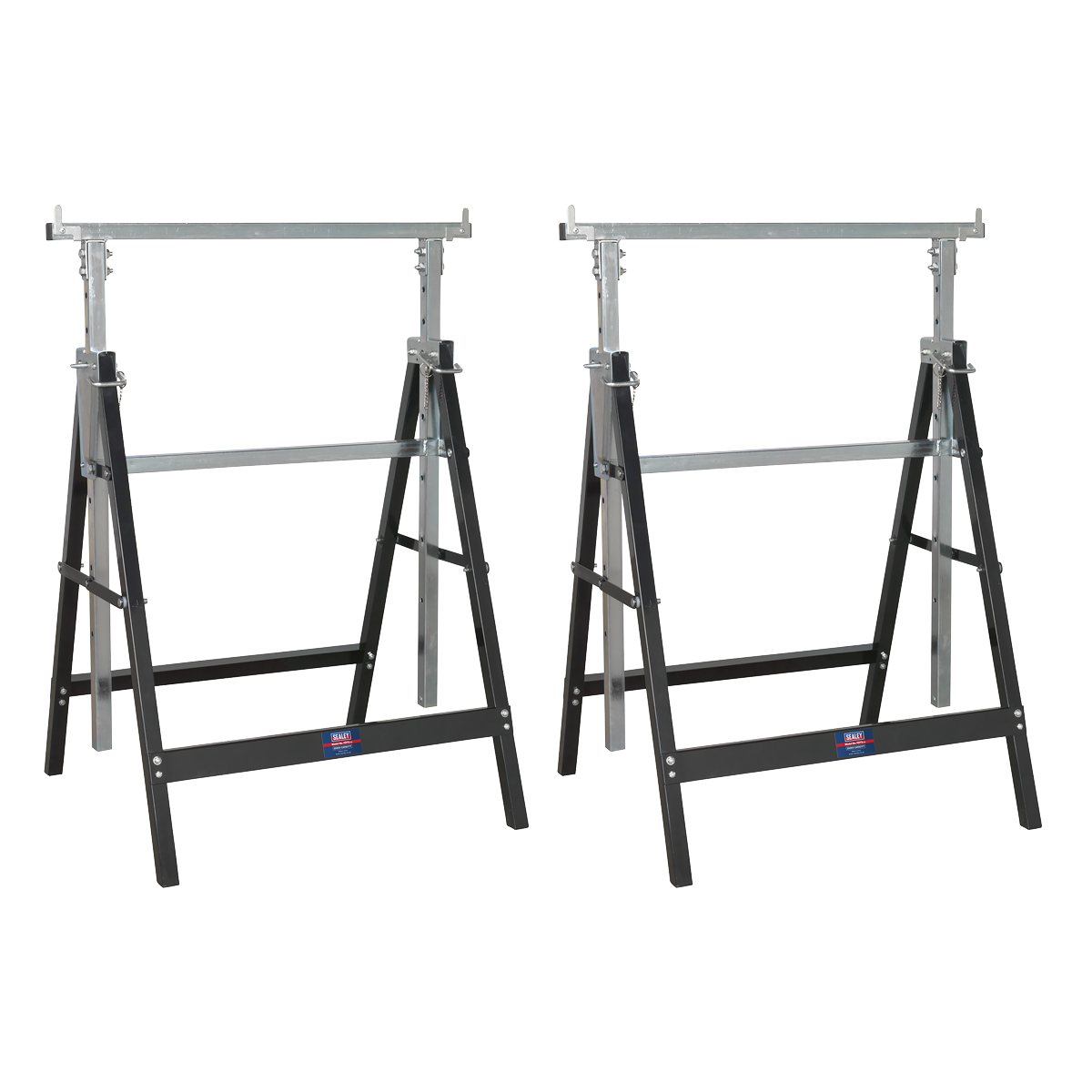 Sealey Fold Down Telescopic Trestle - 200kg Capacity - Pair