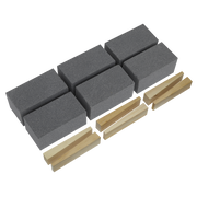 Sealey Floor Grinding Block 50 x 50 x 100mm 60Grit - Pack of 6