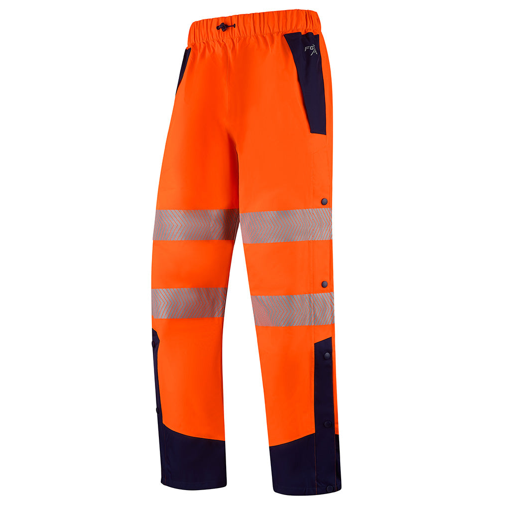 Future Garments Fgx Lightweight Laminated Hi-Vis Breathable W/Proof 4: 4 Trouser