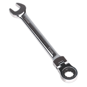 Sealey Flexi-Head Ratchet Combination Spanner 17mm