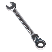 Sealey Flexi-Head Ratchet Combination Spanner 18mm