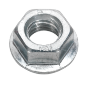 Sealey Flange Nut Serrated M12 Zinc Pack of 50