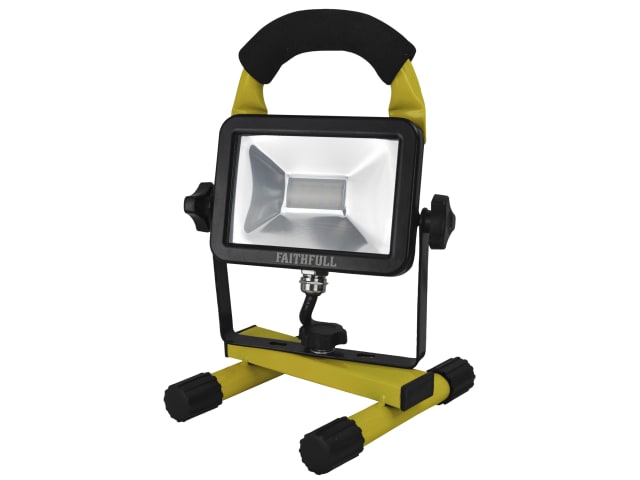 Faithfull Power Plus SMD LED Pod Site Flood Light 10W 900 Lumens 240V