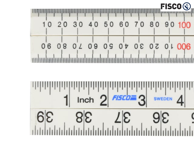 Fisco XFB1ME White Nylon Rule 1m / 39in