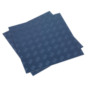 Sealey Vinyl Floor Tile with Peel & Stick Backing - Blue Treadplate Pack of 16