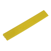 Sealey Polypropylene Floor Tile Edge 400 x 60mm Yellow Male - Pack of 6