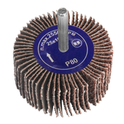 Sealey Flap Wheel Ø25 x 10mm 6mm Shaft 80Grit