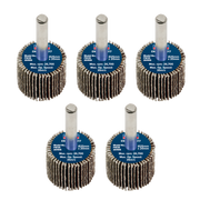 Sealey Flap Wheel Ø25 x 20mm Ø6mm Shaft 40Grit - Pack of 5