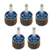 Sealey Flap Wheel Ø25 x 20mm 80Grit Ø6mm Shaft - Pack of 5