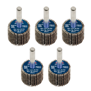 Sealey Flap Wheel Ø25 x 20mm Ø6mm Shaft Assorted Grit - Pack of 5