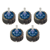 Sealey Flap Wheel Ø40 x 20mm 60Grit Ø6mm Shaft - Pack of 5