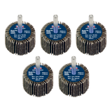 Sealey Flap Wheel Ø40 x 30mm 60Grit Ø6mm Shaft - Pack of 5