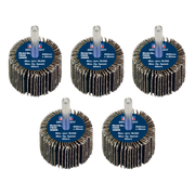 Sealey Flap Wheel Ø40 x 30mm 80Grit Ø6mm Shaft - Pack of 5