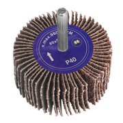 Sealey Flap Wheel Ø80 x 50mm 40Grit 6mm Shaft