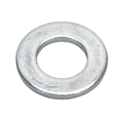 Sealey Flat Washer DIN 125 M12 x 24mm Form A Zinc Pack of 100