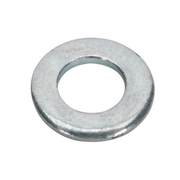 Sealey Flat Washer DIN 125 - M4 x 9mm Form A Zinc Pack of 100