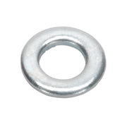 Sealey Flat Washer DIN 125 - M5 x 10mm Form A Zinc Pack of 100