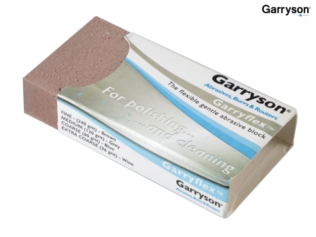 Garryson Garryflex Abrasive Block - Fine 240 Grit (Brown)