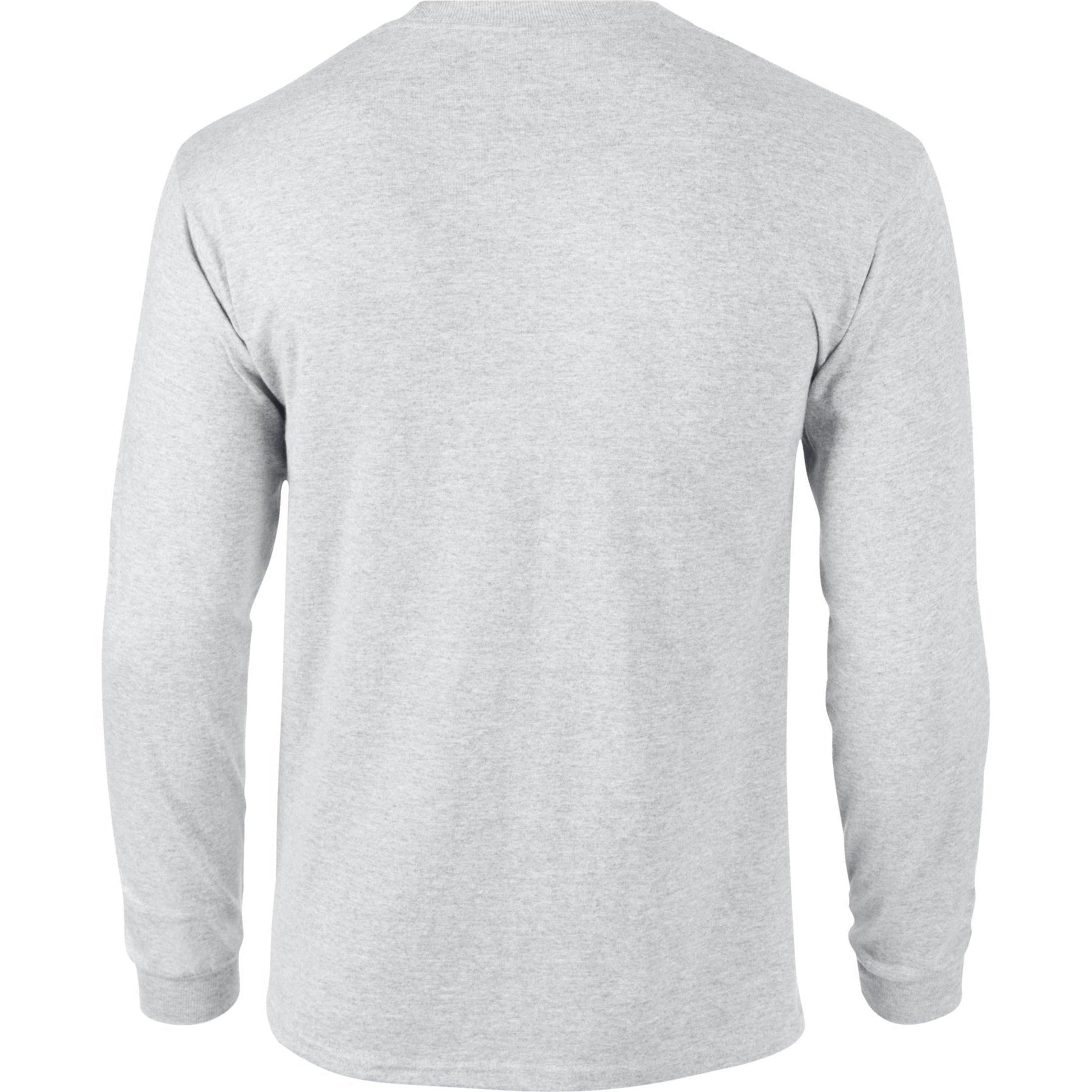 Gildan Ultra Cotton Adult Long Sleeve T-Shirt - Ash