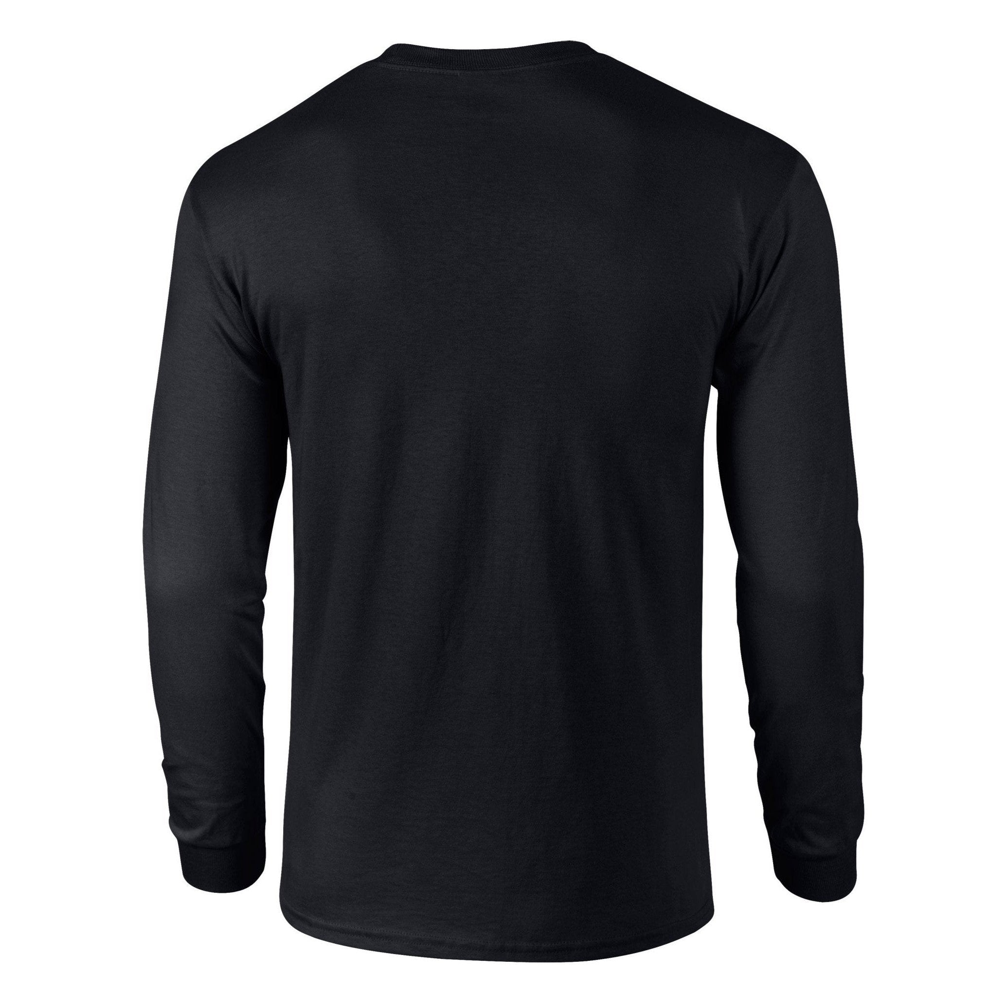 Gildan Ultra Cotton Adult Long Sleeve T-Shirt - Black