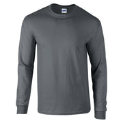 Gildan Ultra Cotton Adult Long Sleeve T-Shirt - Charcoal