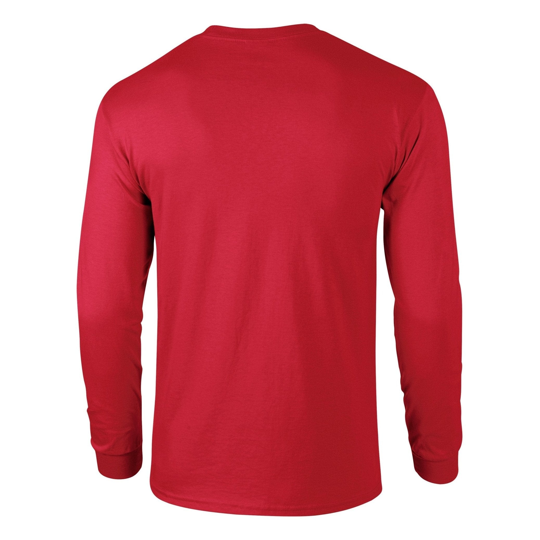 Gildan Ultra Cotton Adult Long Sleeve T-Shirt - Red