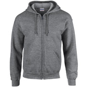 Gildan Heavy Blend Full Zip Hooded Sweatshirt - Graphite Heather
