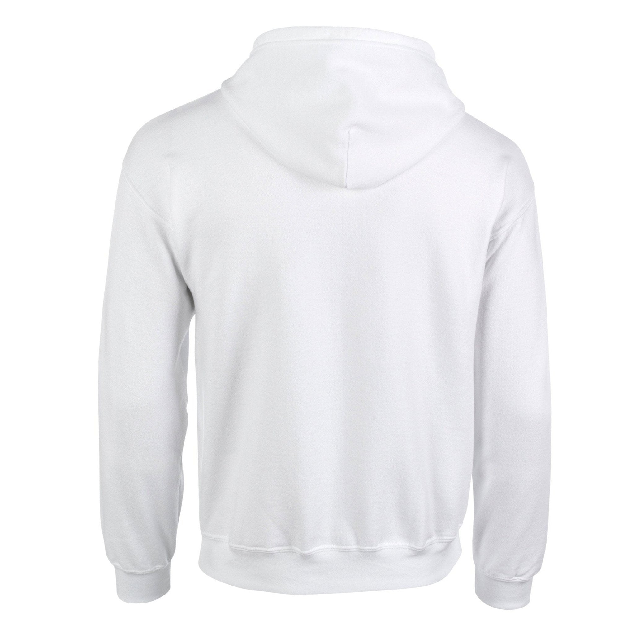 Gildan Heavy Blend Full Zip Hooded Sweatshirt - White