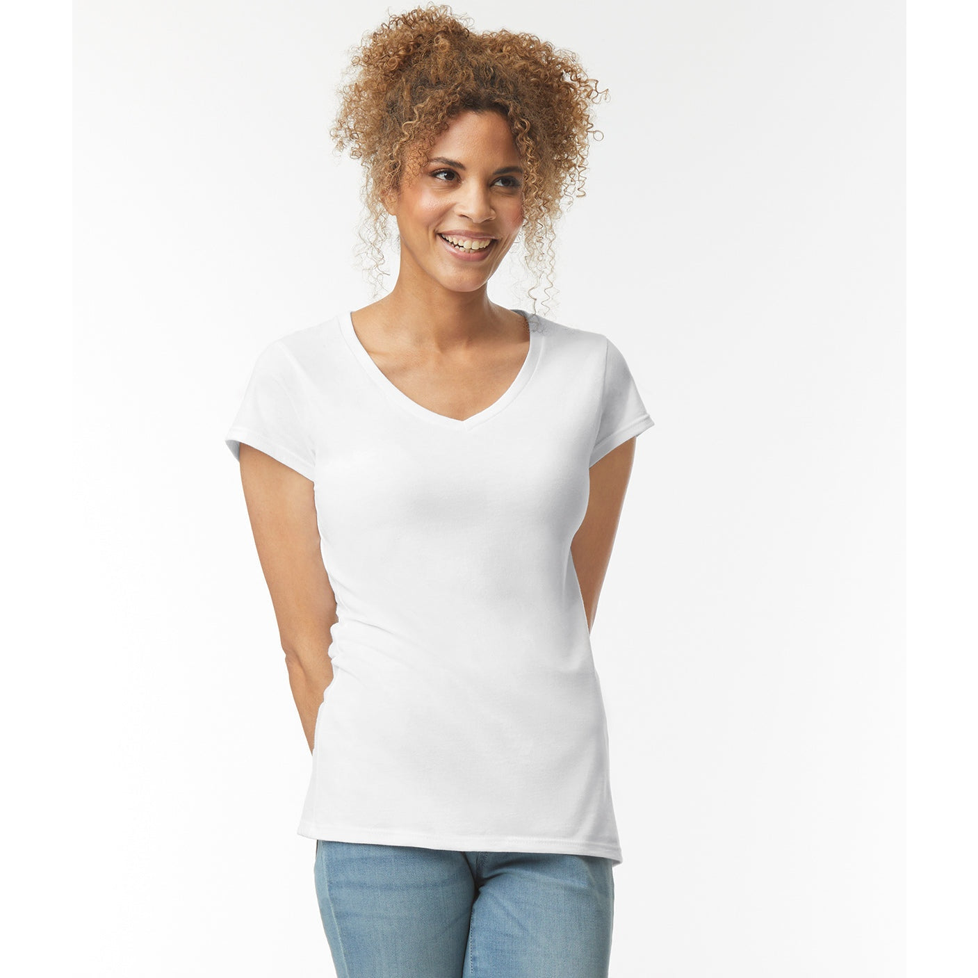 Gildan Softstyle Women's V-Neck T-Shirt