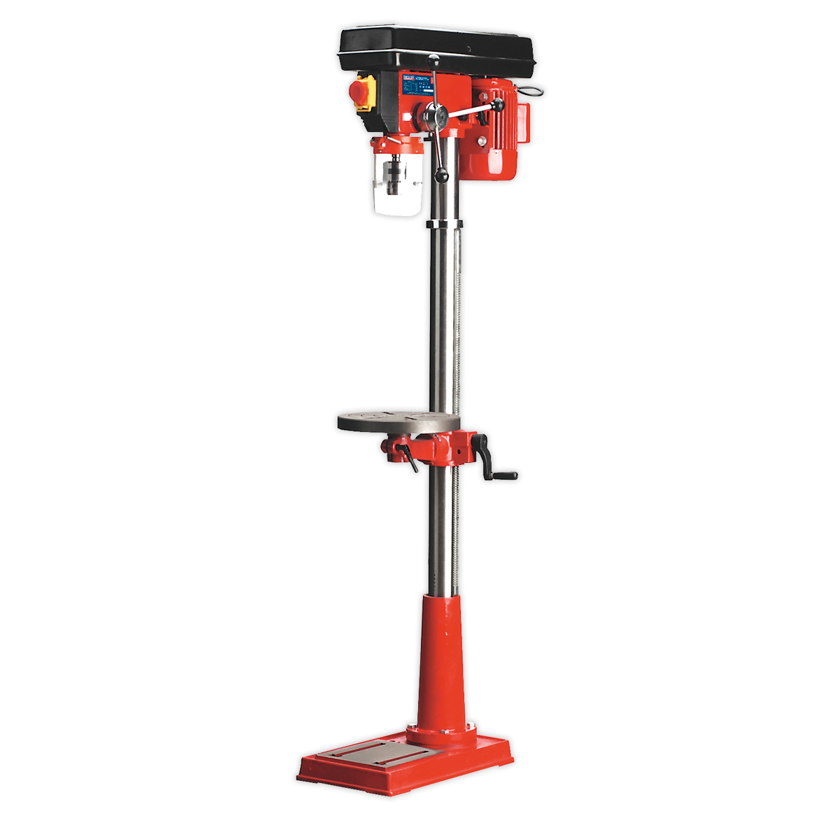 Sealey Pillar Drill Floor 12-Speed 1500mm Height 370W/230V