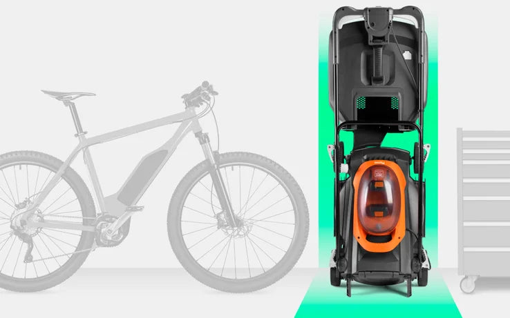 Flymo 36V UltraStore 380R KIT 4.0 – Hassle-Free Mowing with Smart Indicators