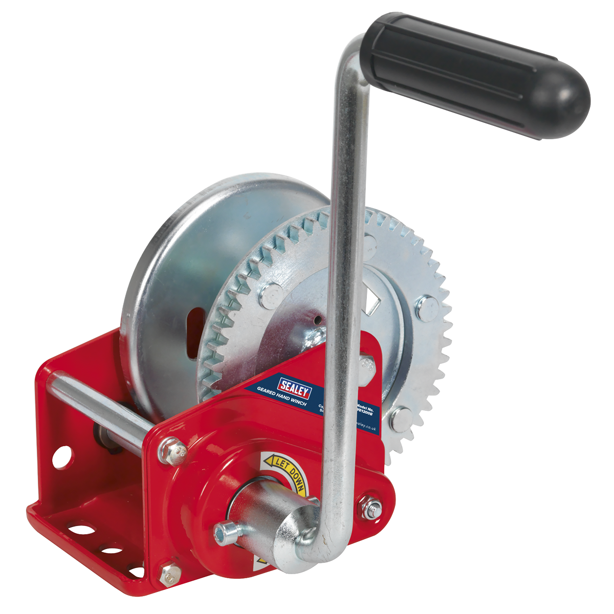 Sealey Geared Hand Winch with Brake 540kg Capacity