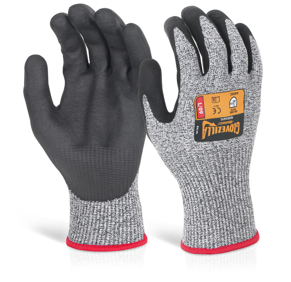 Beeswift Glovezilla Nitrile Palm Coated Glove GZ01