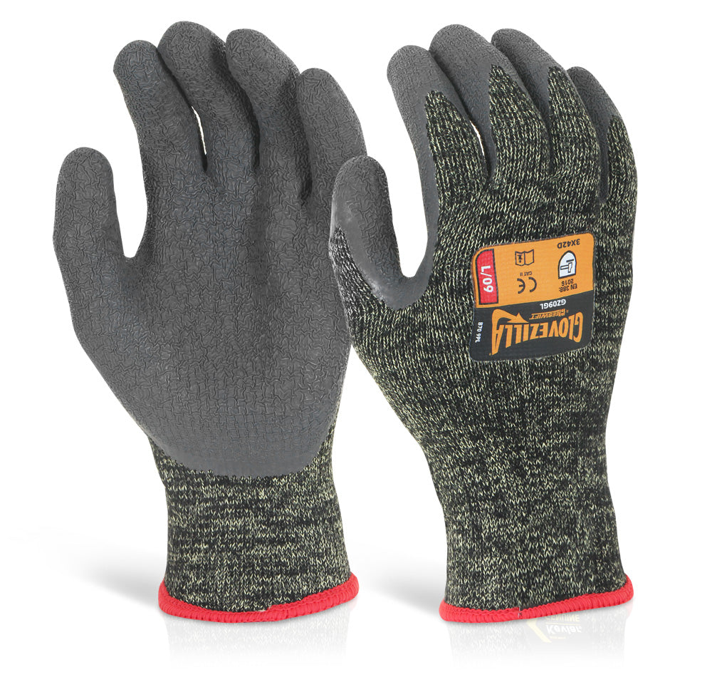 Beeswift Glovezilla Latex Palm Coated Glove