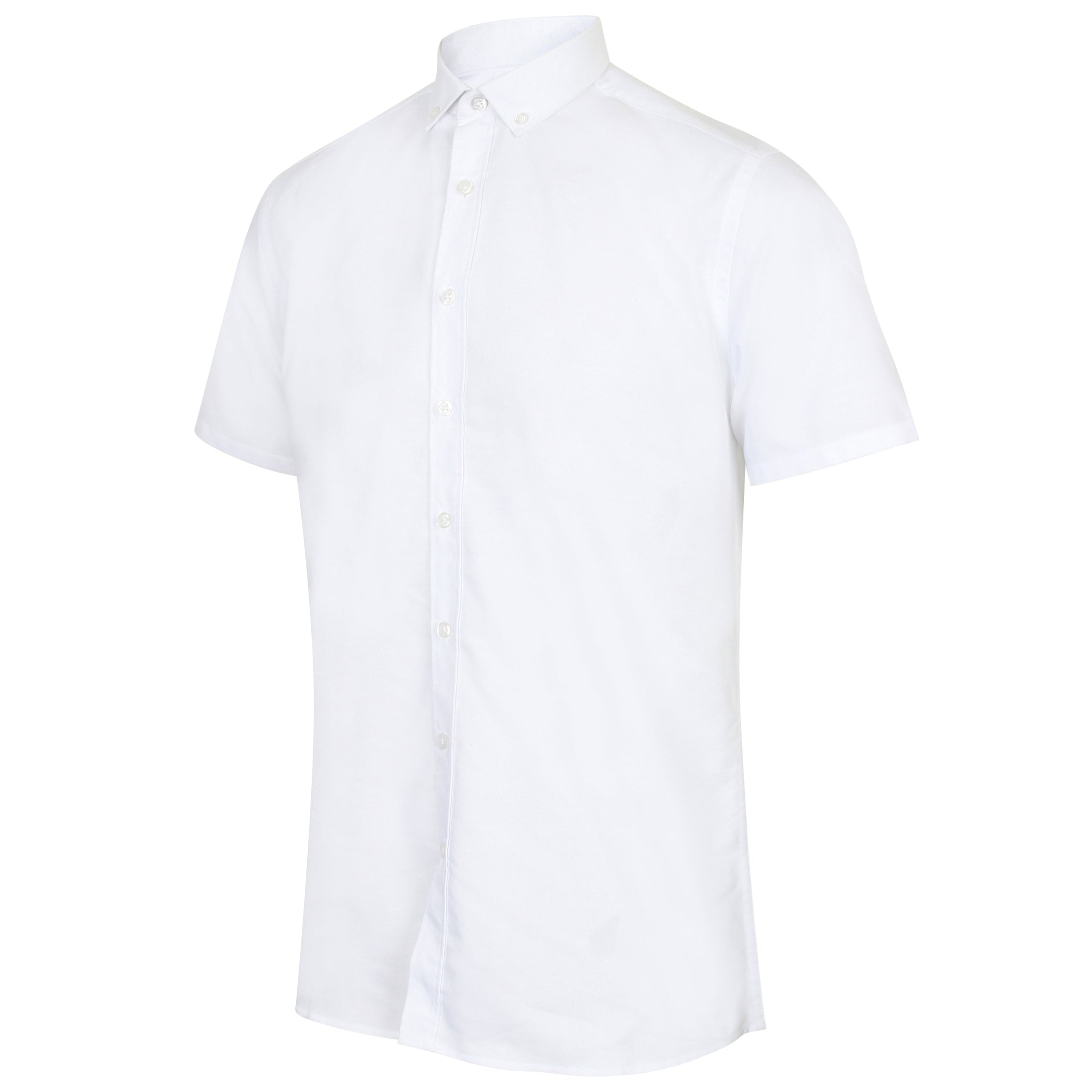 Henbury Modern Short Sleeve Oxford Shirt