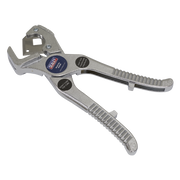 Sealey Rubber & Reinforced Hose Cutter Ø3-25mm Die-Cast Alloy